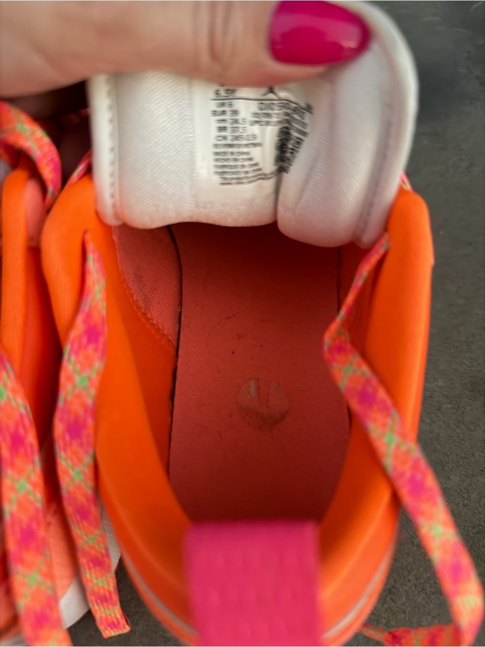 Air Jordan 1 Low SE GS 6.5Y Arctic Punch Pink Orange DJ0530-801 - Picture 6 of 7